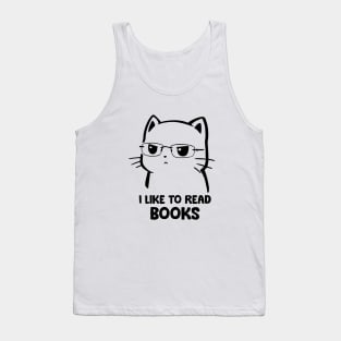 I like to read books Tank Top